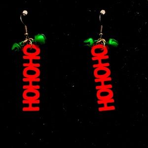 Hand crafted Christmas earrings